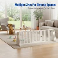 Infant Fence, Single-Sided Playpen, Home Living Room Toddler Barrier, Upgraded Triangle Base, Multiple Sizes, Random Color