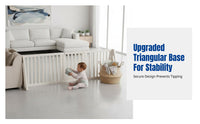 Infant Fence, Single-Sided Playpen, Home Living Room Toddler Barrier, Upgraded Triangle Base, Multiple Sizes, Random Color