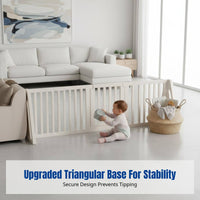 Infant Fence, Single-Sided Playpen, Home Living Room Toddler Barrier, Upgraded Triangle Base, Multiple Sizes, Random Color