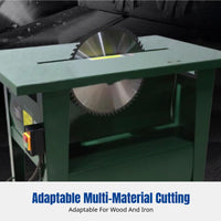 Woodworking Table Saw, Professional Sliding Table Saw, 3KW 4KW Heavy-Duty Disc Saw, Three-Phase Bench Saw for Workshop, Multi-Material Cutting