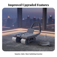 4-Wheel Ab Roller, Auto-Return, Home Fitness, Unisex, Upgraded Design