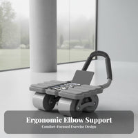 4-Wheel Ab Roller, Auto-Return, Home Fitness, Unisex, Upgraded Design
