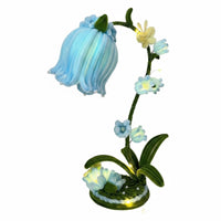 DIY Lily of the Valley Lamp Kit tube Cleaner Floral Luminaire Light House Decoration for Crafters, Girls, Bedroom