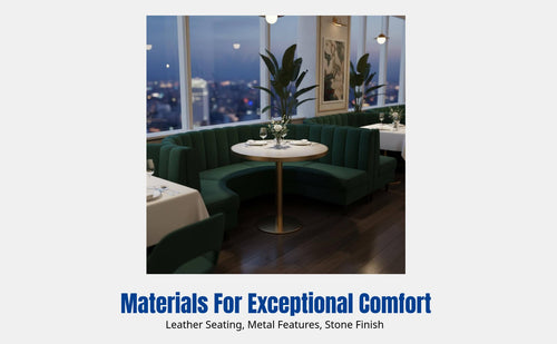 Commercial Dining Table and Chair Set, Modern Luxury Sofa Booth, Western Restaurant, Seafood Buffet, Chain Theme
