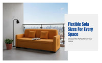 Sofa for Small Apartment, Living Room Storage, Modern Minimalist Design