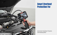 360° Rotating Commercial HD Inspection Camera, 1080P, Flexible Probe for Automotive Maintenance, Pipeline, Carbon Buildup