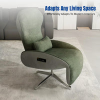 Weightless Recliner Chair, Balcony Lounge Chair, Modern Swivel Lazy Sofa, Ergonomic High Back, Living Room, Luxury Design, Adult