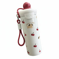 Student Cartoon Insulated Water Bottle, 316 Stainless Steel, Leakproof Portable
