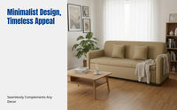 Living Room Sofa, Small Apartment Storage Couch, Minimalist for Balcony, Office, Clothing Shop