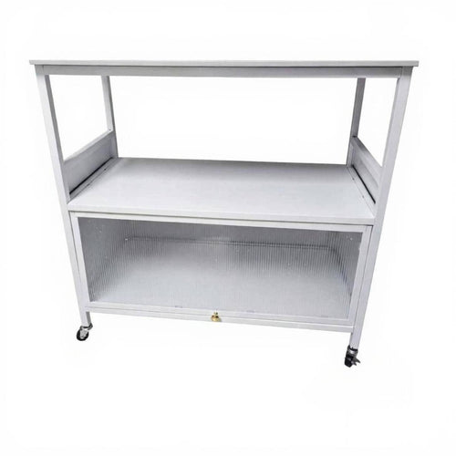 Rock Slab Sideboard, Multi-Tier Kitchen Storage Rack, Freestanding Organizer for Microwave Oven
