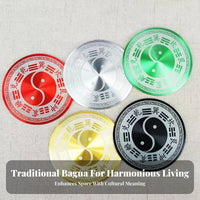 Bagua Plaque, Five Elements Feng Shui Door Blessing, Octagonal Sticker, 8cm, Home Use