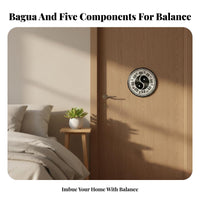 Bagua Plaque, Five Elements Feng Shui Door Blessing, Octagonal Sticker, 8cm, Home Use