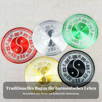 Bagua Plaque, Five Elements Feng Shui Door Blessing, Octagonal Sticker, 8cm, Home Use