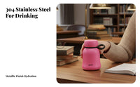 Insulated Bottle for Students, 304 Stainless Steel, Stylish Gift