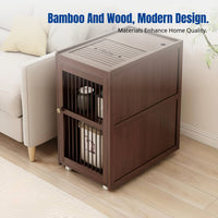 Movable Tea Table, Tea Cart, Multi-Functional Sofa Side Cabinet, Boiling Water Station for Living Room