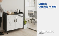 Sideboard Cabinet, Modern Minimalist Tea Cabinet, Multi-Functional Storage for Living Room, Office, Dining Room