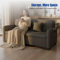 Sofa for Small Spaces, Living Room, Balcony, Apartment, Office, Storage Bench, Modern Minimalist Design