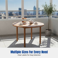 Dining Table, Solid Wood, Convertible Square to Round, Modern Minimalist, Multi-Functional, Small Space, Home Use