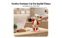 Fortune Cat Figurine, Resin Decor for Shop Counter, Office, Living Room