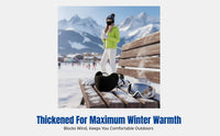 Faux Fur Face Cover, Thickened Warm for Winter, Windproof Cold-Resistant, Outdoor Cycling, Skiing, Stylish for Women