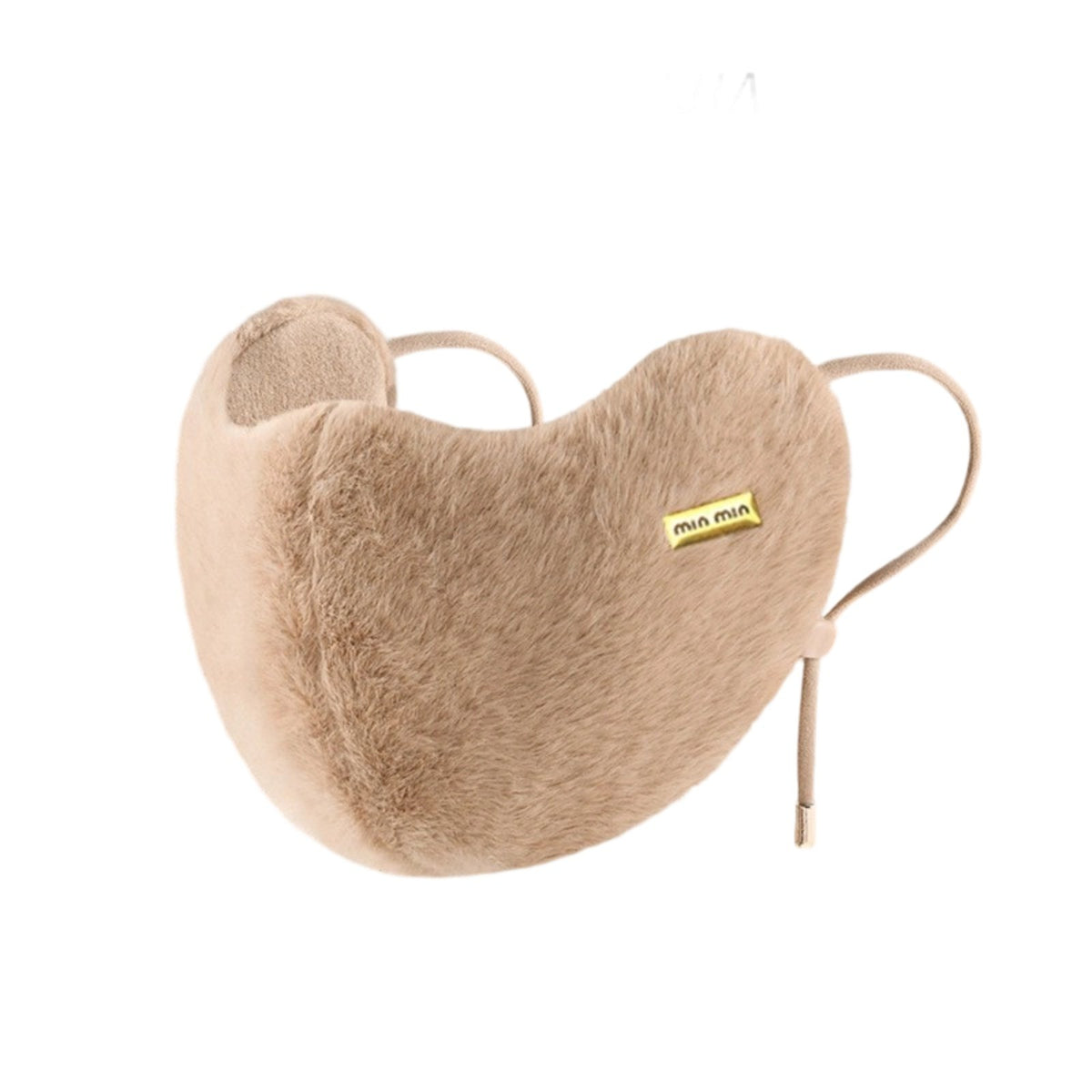 Faux Fur Face Cover, Thickened Warm for Winter, Windproof Cold-Resistant, Outdoor Cycling, Skiing, Stylish for Women