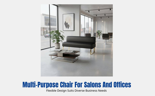 Salon Waiting Bench, Modern Minimalist Reception Sofa, Hair Salon, Cosmetic Studio, Office Lounge Chair