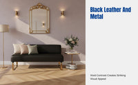 Salon Waiting Bench, Modern Minimalist Reception Sofa, Hair Salon, Cosmetic Studio, Office Lounge Chair