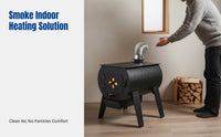 Indoor Portable Multi-Functional Heating Stove, Home Cooking Heater for Winter, Charcoal Burner, Rural Outdoor Use