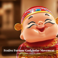 Wobbling Fortune God Solar Dashboard Decor, Creative Car Lucky Decor