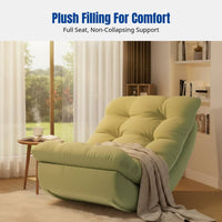 Lazy Sofa Chair, Moon Recliner, Ergonomic Lounge Chair for Adults, Balcony, Living Room, Adjustable Angle, Comfortable Modern Design