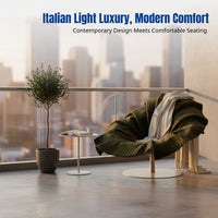 Floral Swivel Lounge Chair, Italian Design, Luxury Plush Fabric, Designer Accent Sofa for Home and Balcony