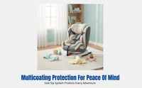 Car Infant Seat, 360° Rotating, ISOFIX & Latch, Adjustable Recline, Cotton Cover, Side Impact Protection, Universal Fit