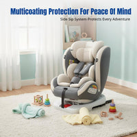 Car Infant Seat, 360° Rotating, ISOFIX & Latch, Adjustable Recline, Cotton Cover, Side Impact Protection, Universal Fit