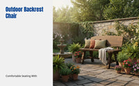 Outdoor Wooden Table and Chair Set, Thickened Solid Wood, Retro Patio and Balcony Furniture