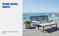 Outdoor Sofa Set, Rattan Chair, Coffee Table, Garden, Patio, Balcony, Hotel, Leisure Furniture