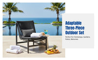 Outdoor Sofa Set, Rattan Chair, Coffee Table, Garden, Patio, Balcony, Hotel, Leisure Furniture