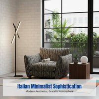Modern Minimalist Sofa Chair, Italian Design, Creative Upholstered Chair for Living Room, Bedroom, Small Apartment, Soft Sponge Filling, Multiple Colors