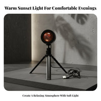 Sunset Light, RGB, Remote Control, Atmosphere Projection, Adjustable Tripod, USB