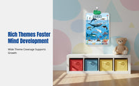 Early Learning Sound Poster, Interactive Talking Chart for Babies, Bilingual Educational Wall Toy