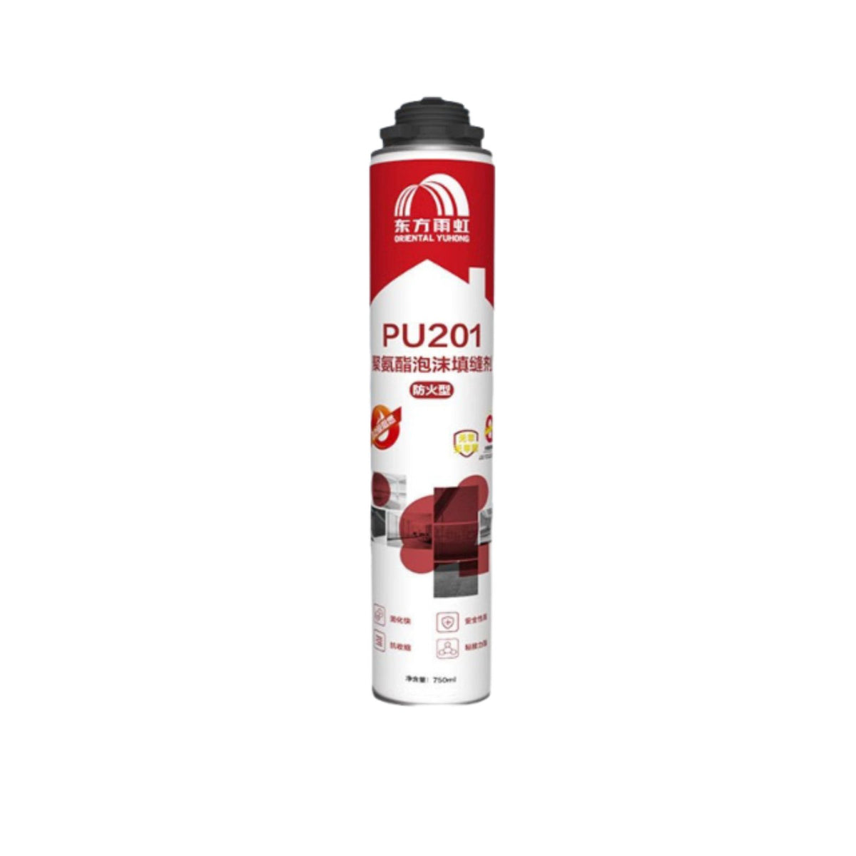 Polyurethane Foam Sealant, Expanding Gap Filler for Door Openings, Waterproof, Soundproof, Construction Use
