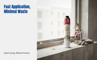 Polyurethane Foam Sealant, Expanding Gap Filler for Door Openings, Waterproof, Soundproof, Construction Use