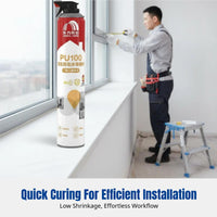 Polyurethane Foam Sealant, Expanding Gap Filler for Door Openings, Waterproof, Soundproof, Construction Use