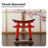 Japanese Torii Miniature, Resin Desktop Bonsai, Ancient Architecture Decor