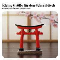 Japanese Torii Miniature, Resin Desktop Bonsai, Ancient Architecture Decor