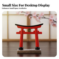 Japanese Torii Miniature, Resin Desktop Bonsai, Ancient Architecture Decor