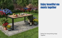 Outdoor Table and Chair Set, Metal Patio Furniture, Balcony Garden Coffee Table, Modern design