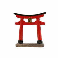 Miniature Torii Resin Decor, Japanese Fishbowl Desktop Accessory