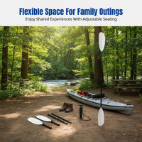 Inflatable Kayak, Lightweight Portable Fishing Boat, Solo Backpack Canoe, Accessories Included, Multi-Color, Water Activities