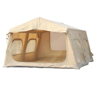 Inflatable Apex Tent, Large Space, Integrated Automatic Setup, Fast Assembly, Double Coating, Family Camping Shelter