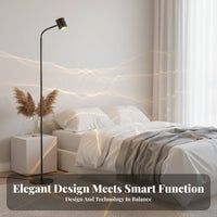 Sunset Projection Floor Lamp Atmosphere light Water Wave Floor Lamp Easy Installation Water Wave Effect Light for Content Creators, Bedroom